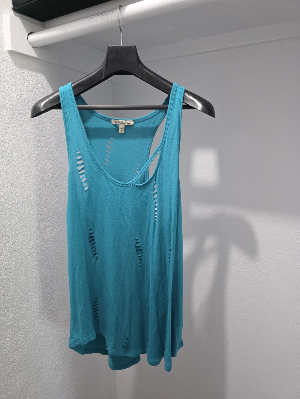 Women's Express L Teal Tank Top